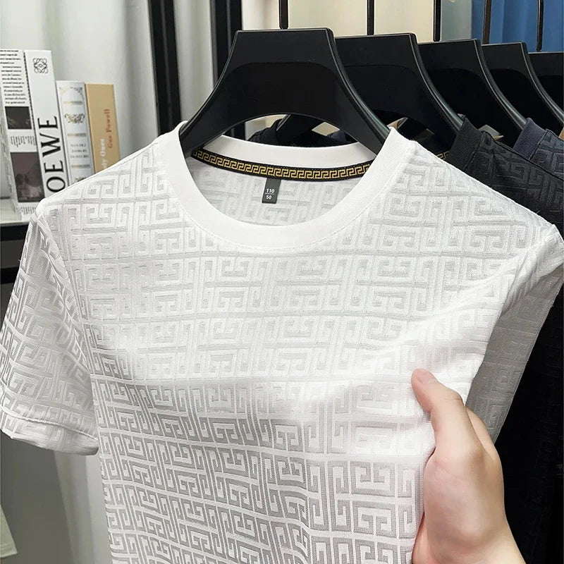 jacquard T-shirt