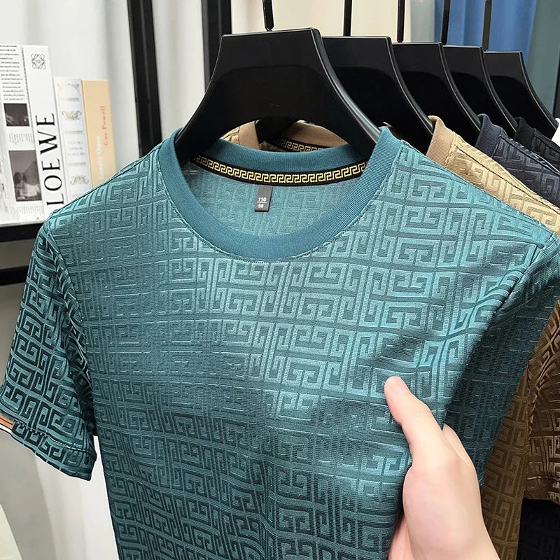 jacquard T-shirt