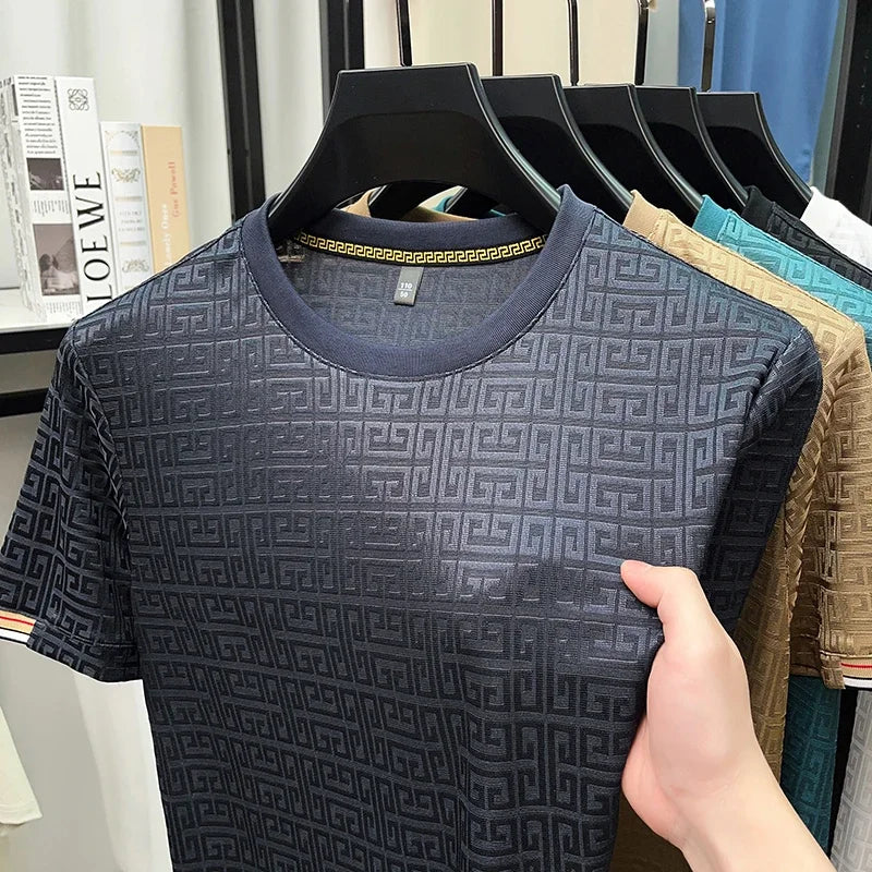jacquard T-shirt