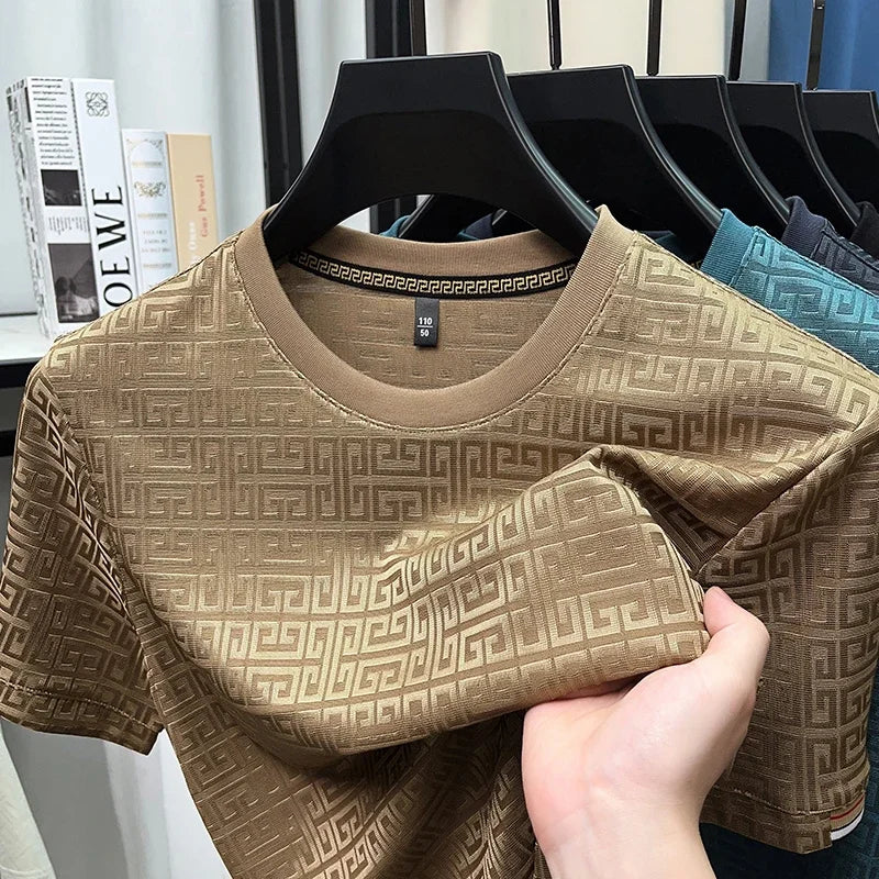 jacquard T-shirt