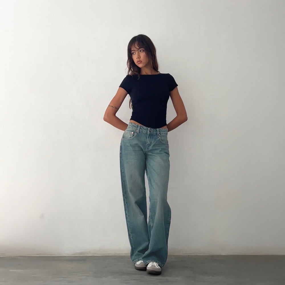 Noach | Jeans met lage taille